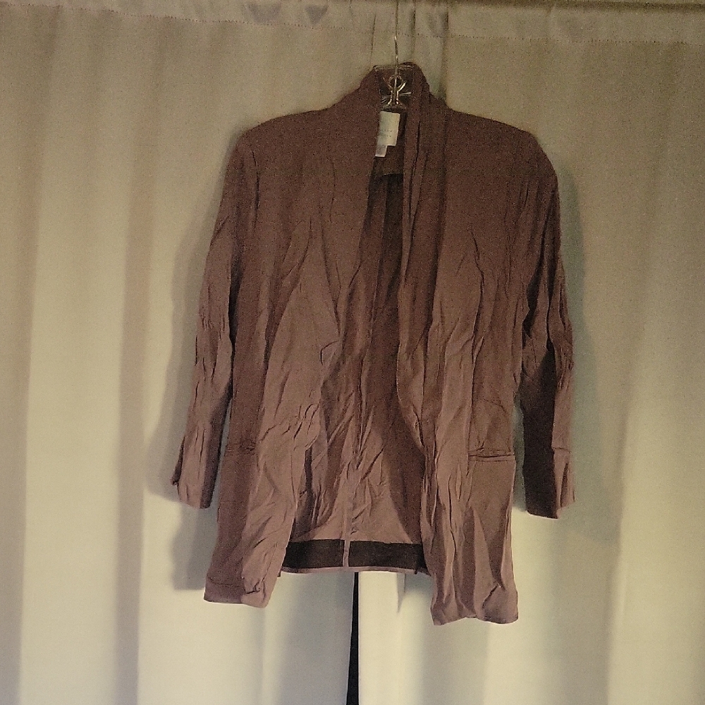 LC Lauren Conrad Chocolate Brown Blazer
